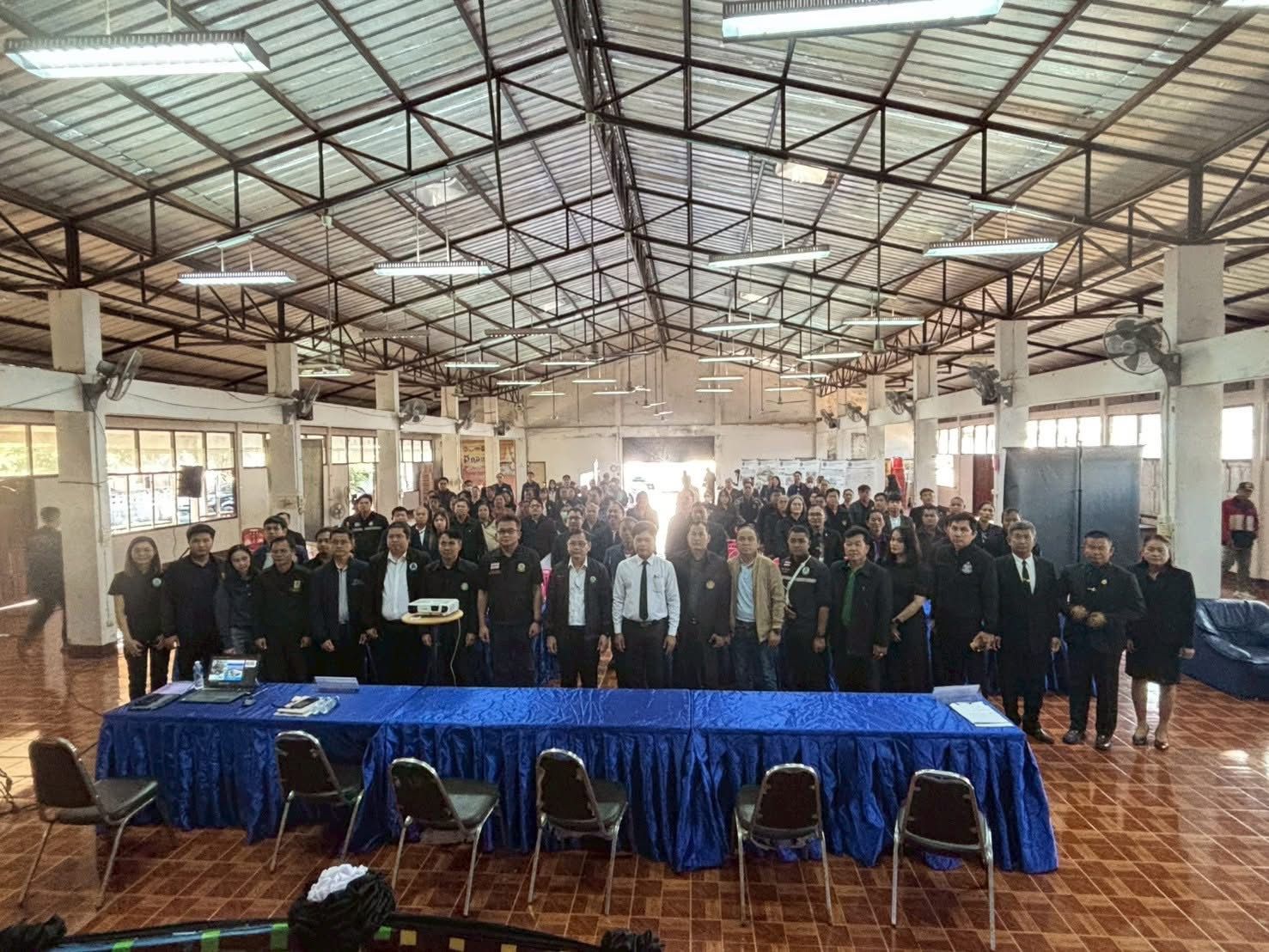 พช.คำตากล้า จ.สกลนคร : เข้าร่วมประชุมรับฟังความคิดเห็นของประชาชน ครั้งที่ ๒ (ปัจฉิมนิเทศโครงการ) โครงการศึกษาความเหมาะสมและประเมินผลกระทบสิ่งแวดล้อมอาคารบังคับน้ำกลางแม่น้ำสงคราม