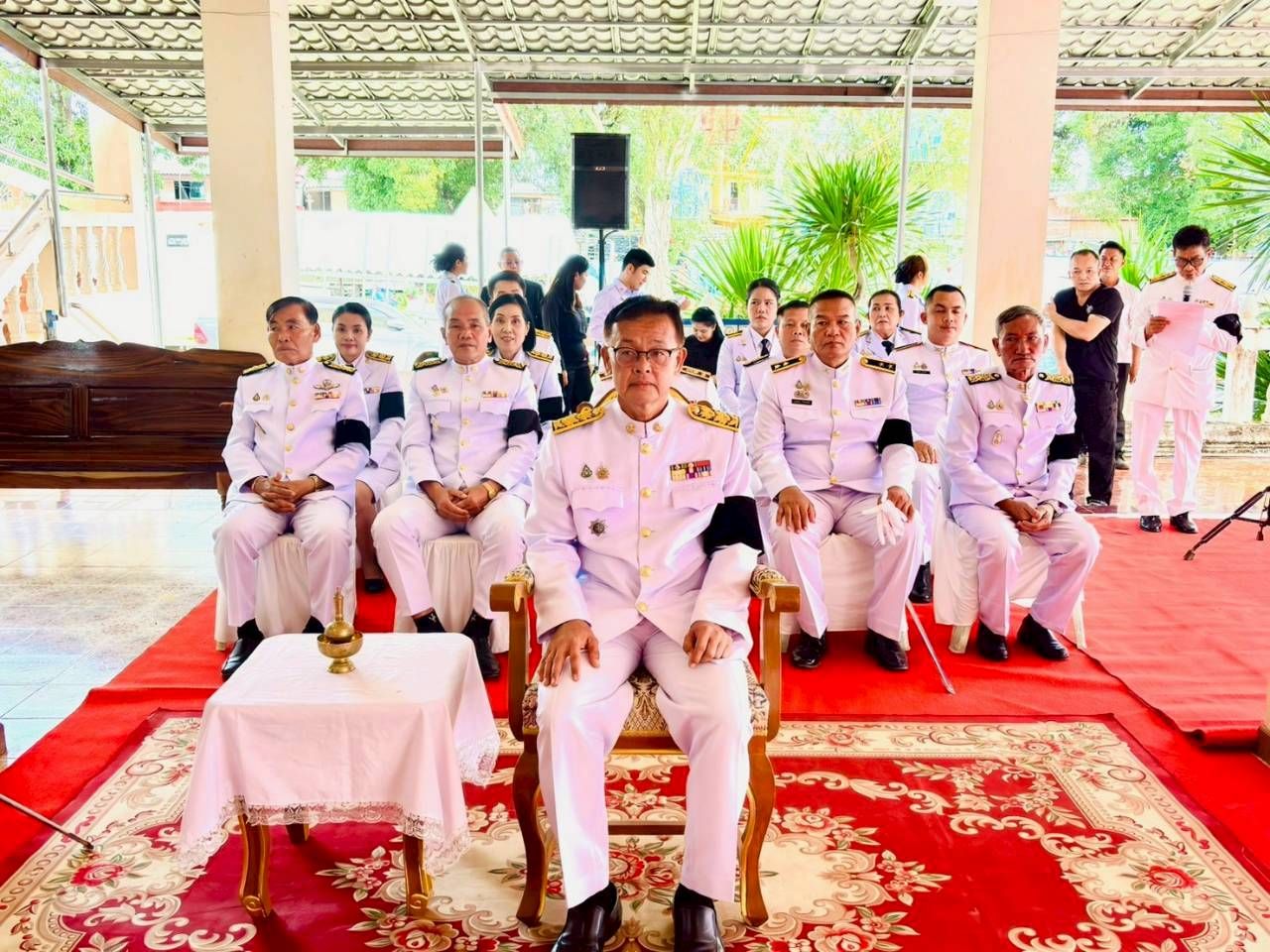 พช.คำตากล้า จ.สกลนคร : : ร่วมพิธีบำเพ็ญกุศลครบ 7 วัน (สัตตมวาร) สมเด็จพระเจ้าลูกเธอ เจ้าฟ้าพัชรกิติยาภา นเรนทิราเทพยวดี กรมหลวงราชสาริณีสิริพัชร มหาวัชรราชธิดา